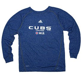 T Cubs Youth Adidas L/S Speedwick
