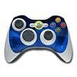 Dark Sapphire Crystal Design Skin Decal Sticker for the Xbox 360 Controller