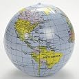 Inflatable World Globe Beach Ball 9
