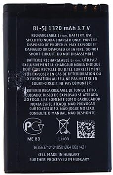 AGXE 3.7V 1320mAh Replacement Li-ion Battery BL-5J