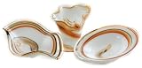 Ecco!Murano Hand Blown Center Piece Amber