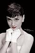 Audrey Hepburn Poster Audrey Red Lips 24x36 Poster