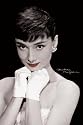 Audrey Hepburn Red Lips 24x36 Poster