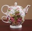 Flower Garden Teapot Cup - Tea for One Tea Pot Cup Set
