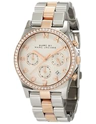 Marc by Marc Jacobs Chronograph Quartz Two Tone Womens Watch - MBM3106