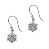Sterling Silver Marrakesh Baby Flower Drop Earrings