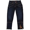 Baby Phat Women's Side Zip Denim Capri