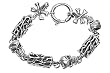 Silver Assorted Bracelet, Size: 8"