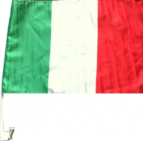 1 x Autofahne Autoflagge 45 x 30 Italien Auto Fahne Fahnen Flagge Flaggen EM 2012 mit Halterung