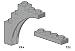 Lego Building Accessories ARCH, 36 pcs
