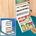 3-Drawer Spice Organizer for Full Size Spice Bottles (White) (8.5