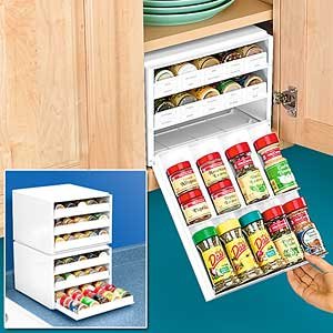 Click to buy Kitchen Spice Rack: 3-Drawer Spice Organizer from Amazon!