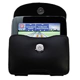 Horizontal Leather Case with Belt Clip/Loop for the Navigon 2120 max