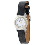 Seiko Women's SXGM10 Black Leather Strap Watch