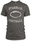 Vintage Distressed Starbuck Football Tri-Blend T-Shirt