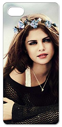iPhone 6 Plus Case Selena Gomez, White Soft Rubber TPU Silicone Slim Impact Shockproof Resistant Phone Case Cover for iPhone 6 Plus/ iPhone 6S Plus 5.5 Inch