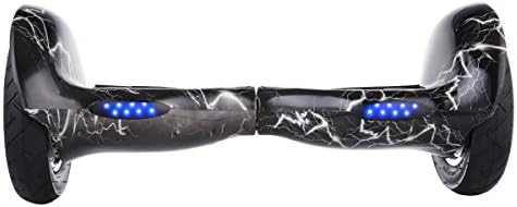 Mihappy Electric Mini Scooter 9.8 Inch Two Wheels Self Balancing Scooter Lightning Black