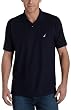 Nautica Men's Solid Pique Polo