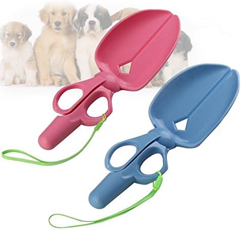 Pet Dog Puppy Cat Waste Poop Poo Pick Up Scissor Poo Scoopper Clamp Shovel Clean Tool Pet Dog Pooper Scoopers Tool NVIE