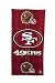 San Francisco 49ers Fiber Reactive Beach Towel