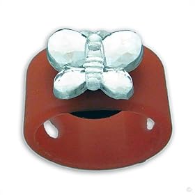 Funny Ring red with style your Crocs Clip Butterfly, Shoe Stickers | funClips