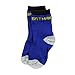 Batman Toddler 6 pack Crew Socks (2T/3T, Batman Pow!)