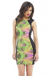 Sexy Sophisticated Geometric Print  Dress