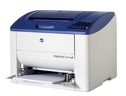 Konica Minolta Magicolor 2500W - Printer - color - laser - Legal, A4 - 2400 dpi x 600 dpi - up to 20 ppm (mono) / up to 5 ppm (color) - capacity: 200 sheets - USB