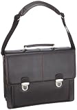 Bugatti 49540501 Aktenmappe, Herren Aktentaschen, Schwarz (schwarz 01), 41 x 31 x 12 cm (B x H x T)