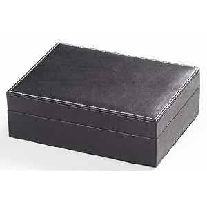 Tuscan Small Rectangular Box in Black Customize: Yes