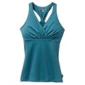 prAna Women's Mahdia Kira Top,Aqua,Medium
