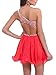 Babyonline Sexy Bead Prom Dresses 2016 Short for Juniors Mini Backless Gowns