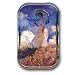Woman with Parasol - Rectangle Glass Paperweight (2-1/2