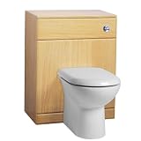 Trueshopping Beech Back To Wall Toilet Pan And Cistern