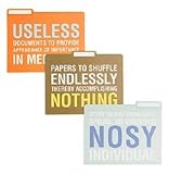 Knock Knock Useless/nothing/nosy 6 File Folders