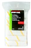 ShurLine 04965C 4Inch Fabric Mini Roller Refills Contractor Pack Of 6