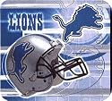 Detroit Lions Team Helmet & Logo Mousepad