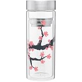 Blossom Branch Double Wall Glass Tumbler
