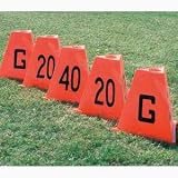 Set of Poly Flag Football Sideline Markers - Football