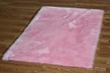 Flokati Faux Fur Rugs 2' x 4' (PINK)
