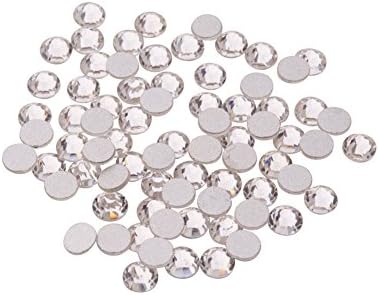Pandahall 100pcs 3~3.2mm Crystal Faceted Grade A Non Hot-Fix Glass Rhinestones Diamante Gems Flat Back Embellishments for Clothing