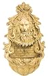Lion Hanging Wall Fountain w/ Pump Indoor / Outdoor