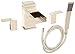 Pfister RT6-4DFK Kenzo 2-Handle Waterfall Roman Tub Trim with Handheld Shower 2.0 gpm Brushed Nickel
