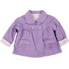 Girls lilac swing coat 3-6 Months(Weight up to 18 lbs 8 kg)
