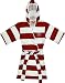  : Hello Kitty - Red/White Striped Hooded Terry Robe for women