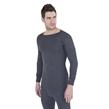 FLOSO® Mens Thermal Underwear Long Sleeve Vest Top (Viscose Premium Range)