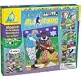 All Stars Sports Craft Kit - 4 Mosaic Pictures with FREE Lock Laces