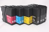 Multipack - 10 Premium Qualité XL Compatible Cartouches d'encre pour Brother LC985 LC39 (4 noir + 2 cyan + 2 magenta + 2 jaune) LC985BK LC985Y LC985C LC985M LC39BK LC39Y LC39C LC39M pour imprimantes Brother DCP-J125 - Brother DCP-J315W - Brother DCP-J515W - Brother MFC-J265W - Brother MFC-J410 - Brother MFC-J415W - Brother MFC-J220 - 100% Quality - SilverTrade GmbH (Silvertrade ©)