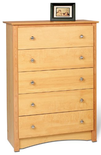Sonoma Maple 5 Drawer Chest - Prepac - MDC-3345