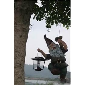Hanging Gnome with Lantern by 